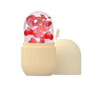 Joyeee Ice Roller, Reutilizable Ojo Masaje con hielo Belleza facial Cuidado de la piel Compresa de hielo Reduce los poros, antiarrugas, reduce la hinchazón, mejora la elasticidad de la piel, Amarillo