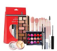 Joyeee Juego de Maquillaje profesional, 14Pcs Paquete de Maquillaje Completo con Sombras de Ojos lápiz Labial Corrector Etc, Kit De Regalo Sorpresa - Ideal para uso Diario y Viajes de Mujeres Niñas#1