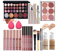 Joyeee Kit de Maquillaje Profesional Completo, Set Maquillaje para Mujer Adolescentes Chica, Pack Maquillaje Mujer Regalo con Sombra De Ojos, Lápiz Labial, Máscara de Pestañas Blush
