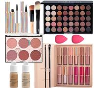Joyeee Kit de Maquillaje Profesional Completo, Set Maquillaje para Mujer Adolescentes Chica, Pack Maquillaje Mujer Regalo con Sombra De Ojos, Lápiz Labial, Máscara de Pestañas Blush