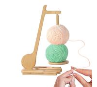 Joyeee Soporte de hilo para ganchillo y tejer, colgador de hilo giratorio con forma de nota para tejedores y ganchillos, almacenamiento de hilo para evitar enredos, regalos para artesanos, regalo del