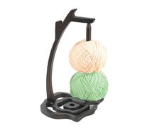 Joyeee Soporte giratorio de madera para hilo, soporte de ganchillo, regalos para entusiastas del tejido a mano y ganchillo, almacenamiento de punto de ganchillo, evita que el hilo se enrede, regalo