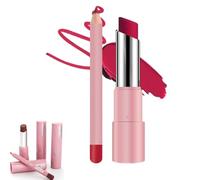 Joyeloo Lip Balm, Genli Pink Drip Hydrating Glaze, Genli Lifter Glaze Oil Balm Pink Drip, 24hrs of Smooth, Long-Lasting Waterproof LipBalm Set (04#)