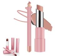Joyeloo Lip Balm, Genli Pink Drip Hydrating Glaze, Genli Lifter Glaze Oil Balm Pink Drip, 24hrs of Smooth, Long-Lasting Waterproof LipBalm Set (02#)