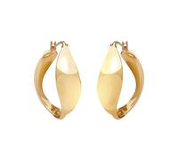 Joyeria BREIL colección B WHISPER, PENDIENTES DE ACERO COLOR ORO PARA MUJER talla GRANDE SIN PIEDRAS - TJ3387