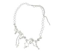 Joyería contemporánea para el cuerpo, cinturón de cadena, botón de estrella, joyería para el cuerpo, regalo con acabado de metal, adorno con flecos, joyería de cintura para fiestas