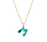 Joyería De De Letras Personalizables Con Materiales Sofisticados Collar Cadena Ajustable Accesorio Diario Desgaste