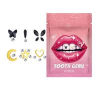 Joyería de dientes piedras preciosas - Dientes Joyería Starter Kit, Home Dientes Gems Kit, Profesional y de larga duración Decoraciones dentales para la sonrisa brillante de las mujeres