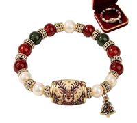 Joyería de Navidad para mujer, ajustable, a la , festividades, festivales, , cuentas, Refer to description, Acrilonitrilo butadieno estireno, Sin piedra preciosa