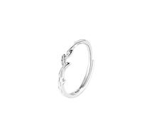 Joyería de plata de ley para mujer europea y americana, diseño simple, Metal