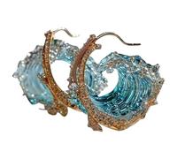 Joyería del Juramento 'océano - Collar del Juramento del océano, juego de joyas del juramento del océano | Collar Océano Océano Ola Azul, Colgante Inspirador Ola Azul Océano Accesorio De Moda Y,