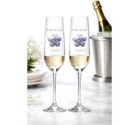 JOYERIA EL FARO Copas de Champán Personalizadas para Boda