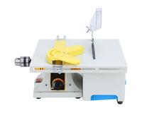 Joyería la Elpidaria de Sierra Lapidaria Mini Mesa de Sierra para Cortar Rocas, Máquina Pulido para Banca Roca Joyería, Adecuado Taller Casas, Acero Inoxidable (EU enchufe 220V)