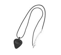 Joyería musical de silicona para guitarra, collar de cadena de moda, adecuado para bajistas