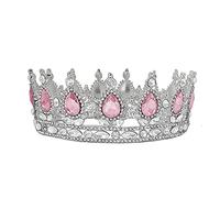 Joyería para el cabello Tiaras de corona para mujeres Tiaras y coronas Diademas Accesorios para el cabello de boda de compromiso para mujeres Tocado de joyería de corona vintage (Yq2015)