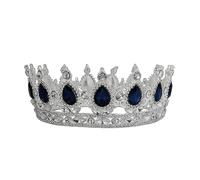 Joyería para el cabello Tiaras de corona para mujeres Tiaras y coronas Diademas Accesorios para el cabello de boda de compromiso para mujeres Tocado de joyería de corona vintage (Yq2015)