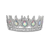 Joyería para el cabello Tiaras de corona para mujeres Tiaras y coronas Diademas Accesorios para el cabello de boda de compromiso para mujeres Tocado de joyería de corona vintage (Yq2015)