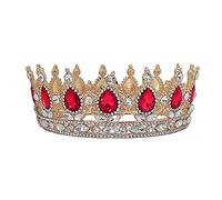 Joyería para el cabello Tiaras de corona para mujeres Tiaras y coronas Diademas Accesorios para el cabello de boda de compromiso para mujeres Tocado de joyería de corona vintage (Yq2015)