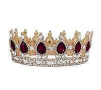Joyería para el cabello Tiaras de corona para mujeres Tiaras y coronas Diademas Accesorios para el cabello de boda de compromiso para mujeres Tocado de joyería de corona vintage (Yq2015)