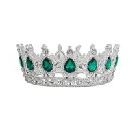 Joyería para el cabello Tiaras de corona para mujeres Tiaras y coronas Diademas Accesorios para el cabello de boda de compromiso para mujeres Tocado de joyería de corona vintage (Yq2015)