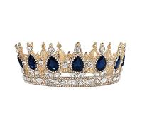 Joyería para el cabello Tiaras de corona para mujeres Tiaras y coronas Diademas Accesorios para el cabello de boda de compromiso para mujeres Tocado de joyería de corona vintage (Yq2015)