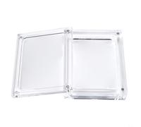 Joyero acrílico para collares y cuentos finos con líneas limpias y diseño funcional para uso diario y exhibición (10 x 8 cm)
