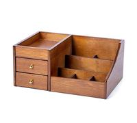 Joyero Caja de almacenamiento cosmética de madera caja de almacenamiento para el hogar productos para el cuidado de la piel soporte de mesa lápiz labial máscara tocador almacenamiento organizador de