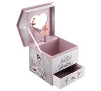 ATMOSPHERA CREATEUR D'INTERIEUR Joyero con Caja Musical de Bailarina - Multicolor, L. 14.3 x D. 14.2 x H. 16 cm