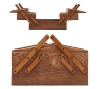 Joyero De Madera Para Mujer, Joyero Para Mujeres, Estuche de madera for joyas con asa, caja de almacenamiento multifunción for exhibición