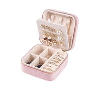Joyero de Viaje Mini Case Small Travel Organizer Jewellery Boxes Pequeño Portátil(Rosado)