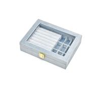 Joyeros Mujer Organizador Joyero de terciopelo personalizado, exquisito estuche almacenamiento joyas rosa for niña, organizador for mujer(G80)