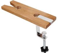Joyeros Workbench de Madera,Joyeros Banco Abrazadera de Abrazadera en Forma de C con Ranura en V sobre mesa para Fabricación y Procesamiento de Joyería