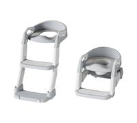 Joyeuse planet - Reductor de inodoro infantil revolucionario, asiento de inodoro para niños y niñas, 2 en 1 elevador de inodoro infantil, cojín antisalpicaduras y antideslizante