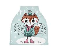 Joyeuses Fêtes Renard Des Neiges Cubierta de Lactancia Materna Asiento de Bebé Cubierta de Cochecito Transpirable Carros de La Compra Cubierta para Niños Niñas