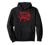 Joyeuses Pâques Francés Pascua Hombres Mujeres Niño Niño Niña Sudadera con Capucha