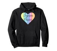 Joyeuses Pâques Francés Pascua Hombres Mujeres Niño Niño Niña Sudadera con Capucha