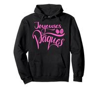 Joyeuses Pâques Francés Pascua Hombres Mujeres Niño Niño Niña Sudadera con Capucha