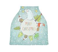 Joyeux Noël Arbre À Neige Cubierta de Lactancia Materna Asiento de Bebé Cubierta de Cochecito Transpirable Carros de La Compra Cubierta para Niños Niñas