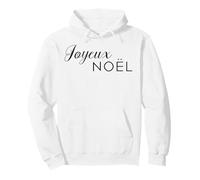 Joyeux Noel Francés Feliz Navidad Moda Profesor de Francés Sudadera con Capucha