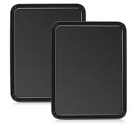 Joyfair 2 bandejas antiadherentes de acero inoxidable (2, 40 x 30 x 2,5 cm)