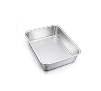 Joyfair Fuente rectangular de acero inoxidable (27 x 21 x 8 cm) (1)