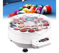 Joyfitness 16/22 Balls Clean Snooker Máquina Limpieza Pulido Bolas Billar, Limpiador De Bolas De Billar, Juego De Limpieza De Billar, para Salas De Billar, Club De Billar y Torneos