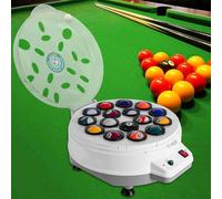 Joyfitness Pulidora De Bolas De Piscina, Máquina De Limpieza De Bolas De Billar, Juego De Limpieza De Billar, para 16 Bolas Americanas y 22 Bolas Ingle, Máquina De Limpieza para Salas De Clubes