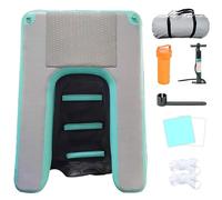Joyfitness Rampa Flotante para Perros de Agua - Plataforma Inflable Antideslizante de EVA para Piscinas, Pontones, para Piscinas, Lagos y Playas, para Perros de 60 kg (Azul)