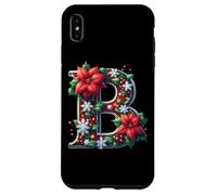 Joyful B Poinsettia Copos de Nieve Acebo Carcasa para iPhone XS MAX
