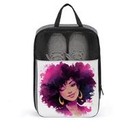 Joyful - Bolsa para zapatos de mujer africana para viajes, uso diario, antipolvo