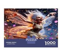 Joyful Flower Hada 1000 Piezas Set De Puzzle Encanto caprichoso Vibrante Puzzle Cartón Premium - Antiestrés Y Decoración, Regalo para Mujeres, Hombres Y Niños, Entrena El Cerebro 70x50cm/1000pcs