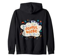 Joyful Noise Christian Alabanza Adoración Fe Gospel gráfico Sudadera con Capucha