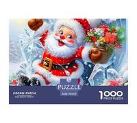 Joyful Snow Village Scene on Christmas Eve Estructura De Papel Duradera Juego Divertido Y Desafiante, Apto para Adultos Y Jóvenes En Momentos De Relax 70x50cm/1000pcs