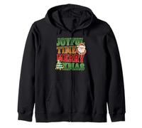 Joyful Time Feliz Navidad Disfraz Sudadera con Capucha